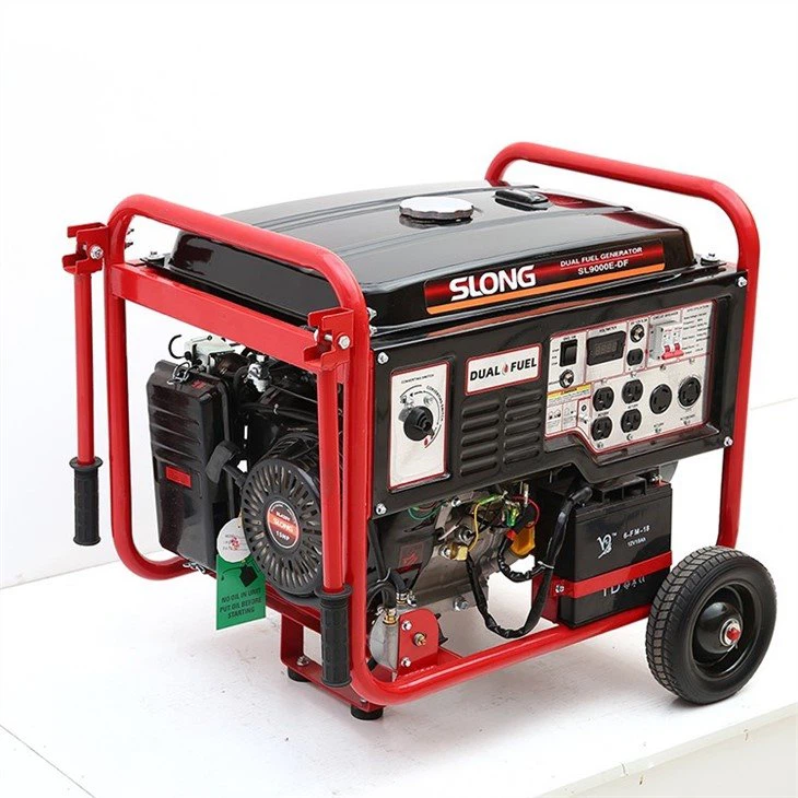 electric starter dual fuel engine generator