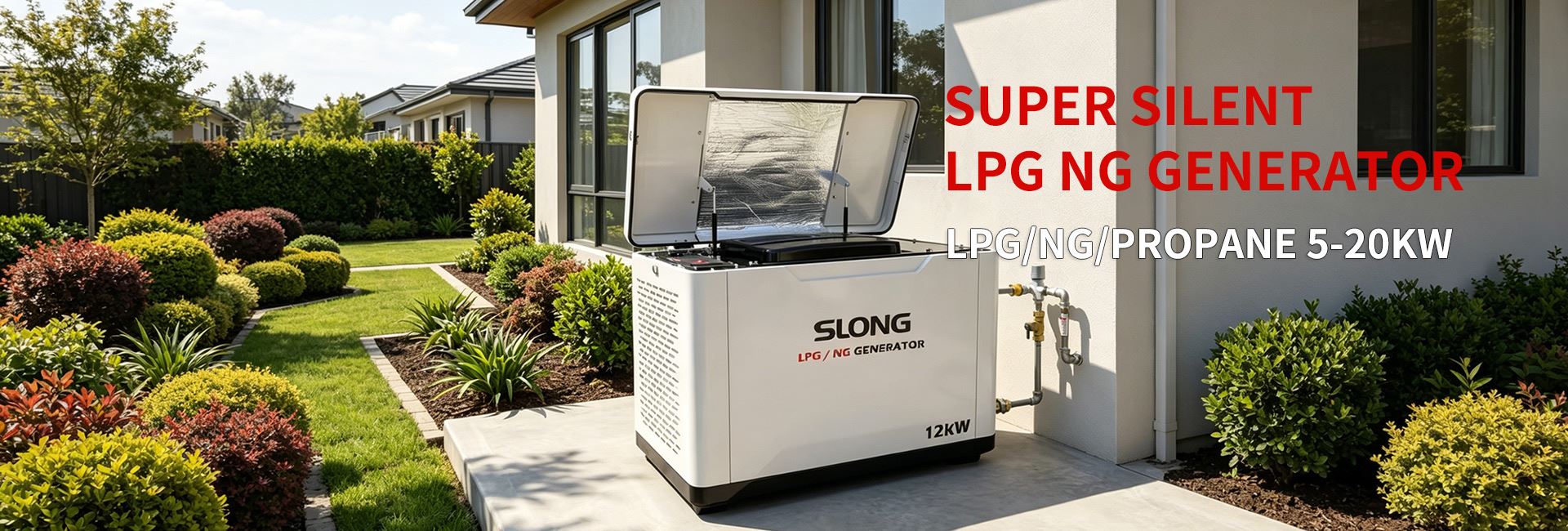 SUPER SILENT LPG NG GENERATOR