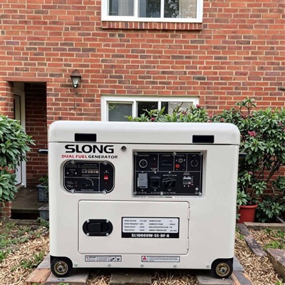 Tvöfalt eldsneyti bensín jarðgas rafall bensín ng rafall